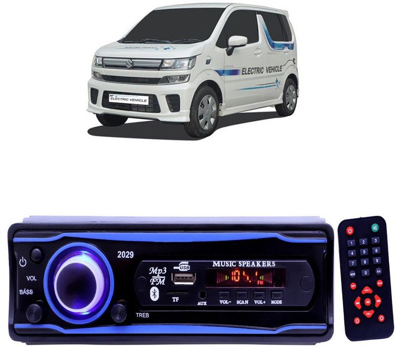 Purpleheart Blue 2029 USB/AUX/SD/BLUETOOTH/FM/MP3 BOOM MASTER STANDARD- P350 Car Stereo  (Single Din)