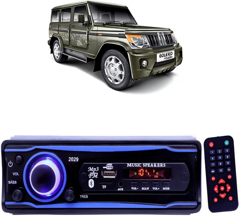 Bluedrum Blue 2029 USB/AUX/SD/BLUETOOTH/FM/MP3 BOOM MASTER STANDARD- B 257 Car Stereo  (Single Din)