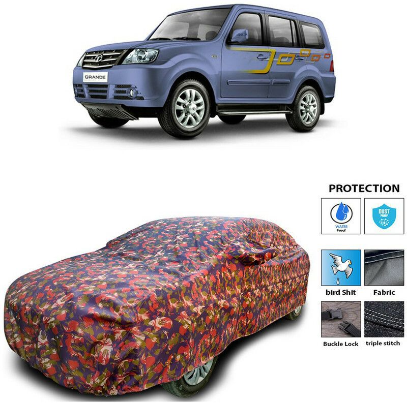 Ascension Car Cover For Tata Grand Dicor (With Mirror Pockets)  (Multicolor)