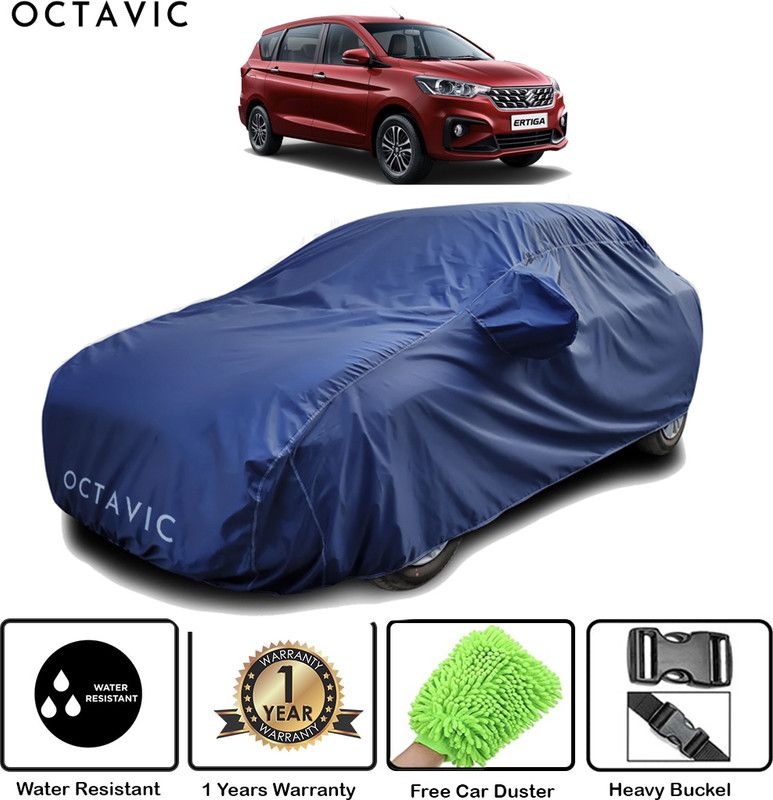 octavic Car Cover For Maruti Ertiga (With Mirror Pockets)  (Blue)