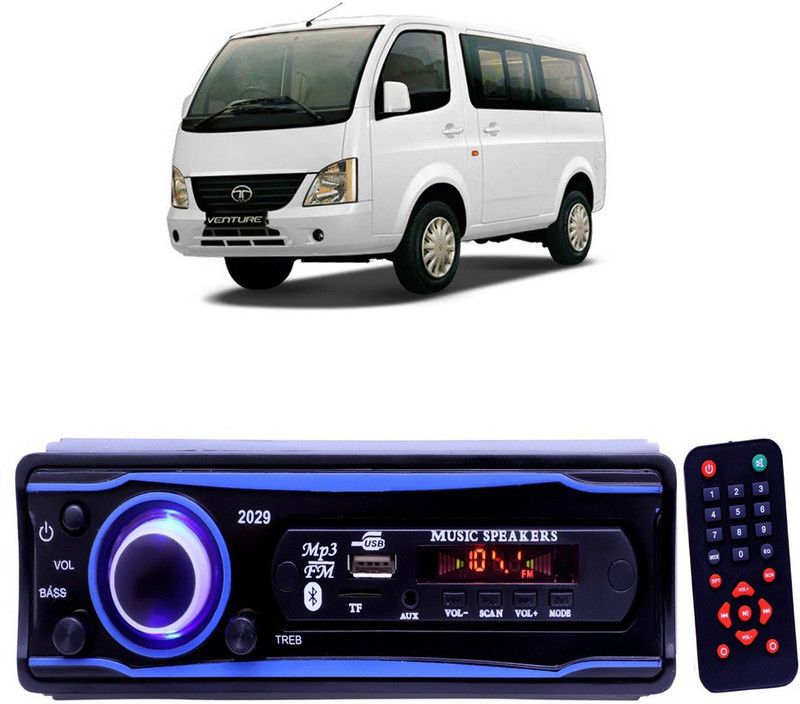 Genipap Blue 2029 USB/AUX/SD/BLUETOOTH/FM/MP3 BOOM MASTER STANDARD- G 558 Car Stereo  (Single Din)