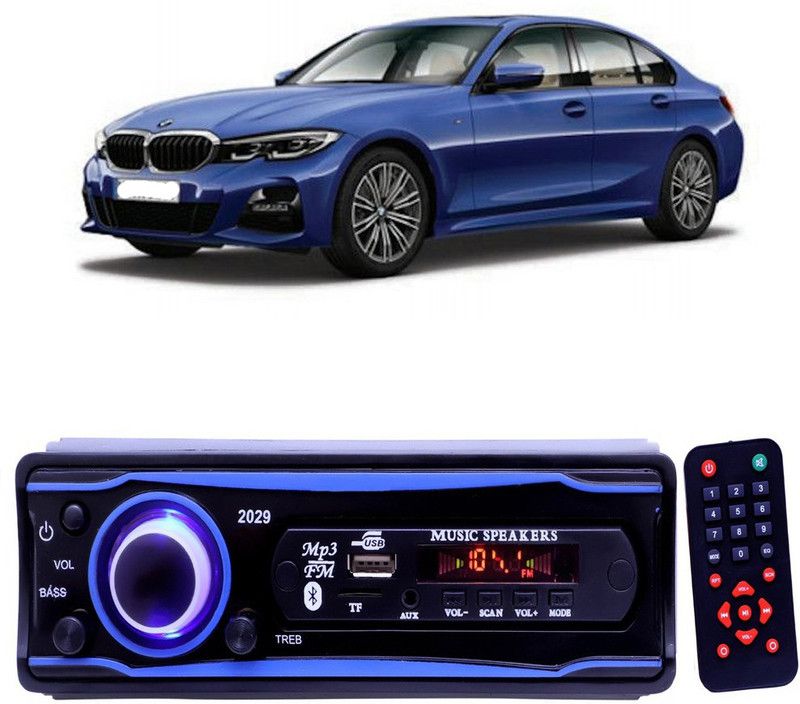 Purpleheart Blue 2029 USB/AUX/SD/BLUETOOTH/FM/MP3 BOOM MASTER STANDARD- P50 Car Stereo  (Single Din)