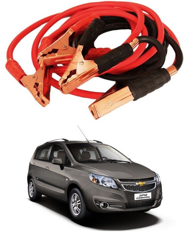 Znee Smart ZS500FT147 Car Heavy Duty | Jumper Cable |Chevrolet Sail Hatchback 6 ft Battery Jumper Cable  (Pack of 1)