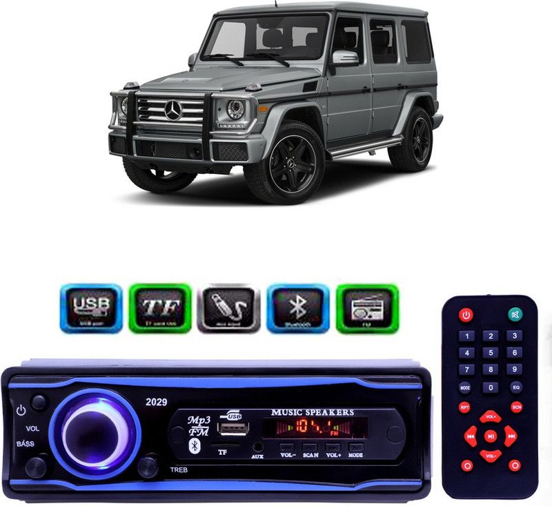 Genipap STEREO-999 BLUETOOTH/USB/SD/AUX/FM/MP3 (BLUE & Black)-387 Car Stereo  (Single Din)
