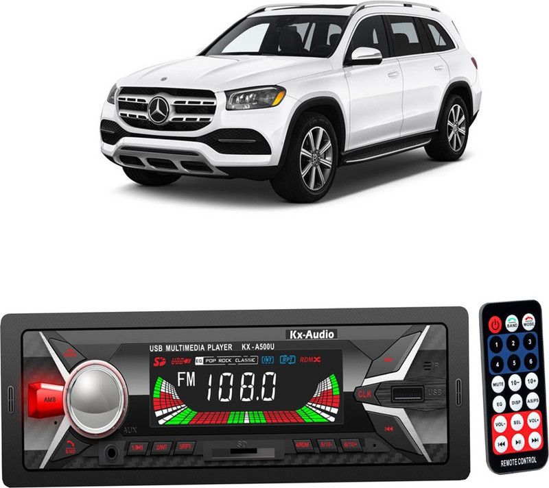 JBRIDERZ KX-A500U BLUETOOTH/USB/SD/AUX/FM/MP3 with Phone Caller Id Receiver JB-623 Car Stereo  (Single Din)