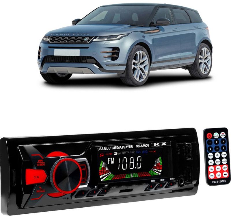 JBRIDERZ Boom Master A3000 with AUX/Bluetooth/USB/ MP3 JB-502 Car Stereo  (Single Din)