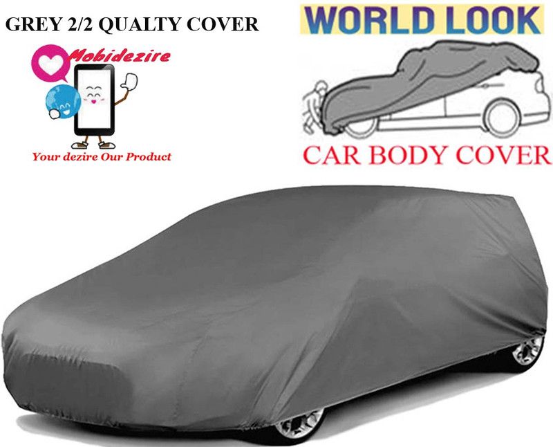 Mobidezire Car Cover For Maruti Suzuki Alto 800 STD Petrol (Without Mirror Pockets)  (Grey)