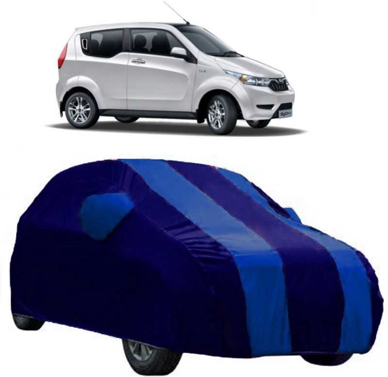 AutoRock Car Cover For Mahindra e2o (With Mirror Pockets)  (Blue)
