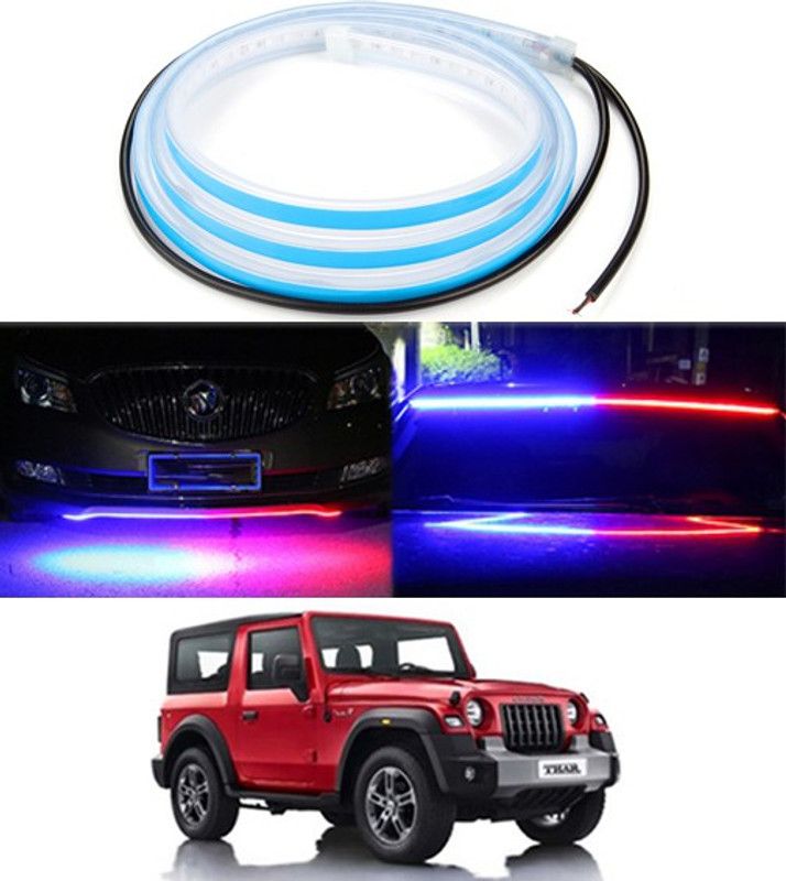 AYW 120cm LED Strip Flexible Police Light Car Hood/Trunk/DashboardFor Thar Dash Light Car, Van LED for Mahindra (12 V, 12 W)  (Thar, Pack of 1)