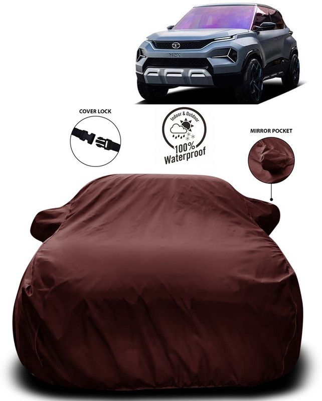 Purpleheart Car Cover For Tata h2x (With Mirror Pockets)  (Maroon)