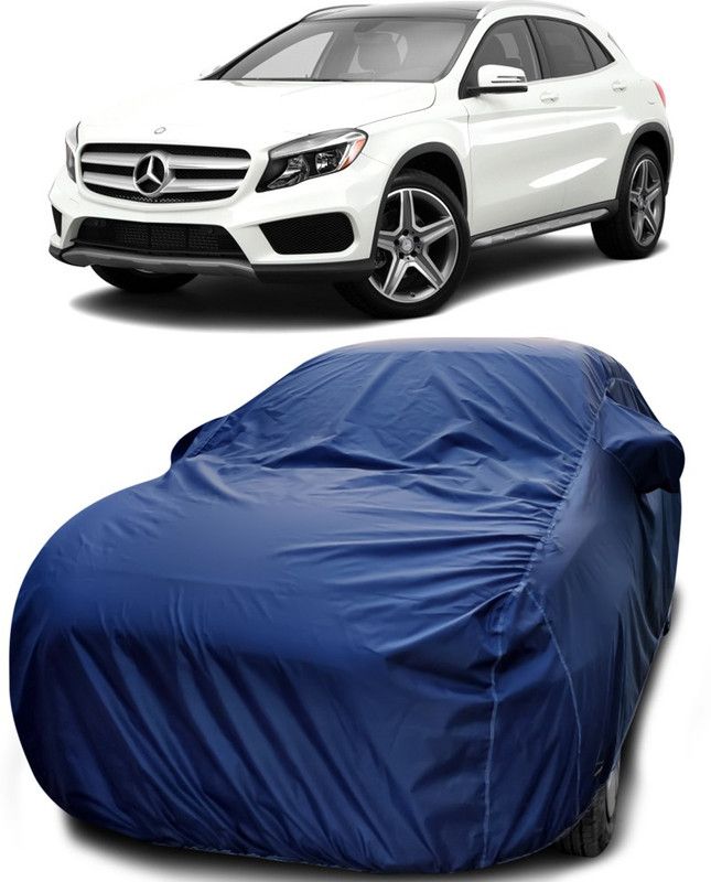 Dvis Car Cover For Mercedes Benz GLA (With Mirror Pockets)  (Blue)