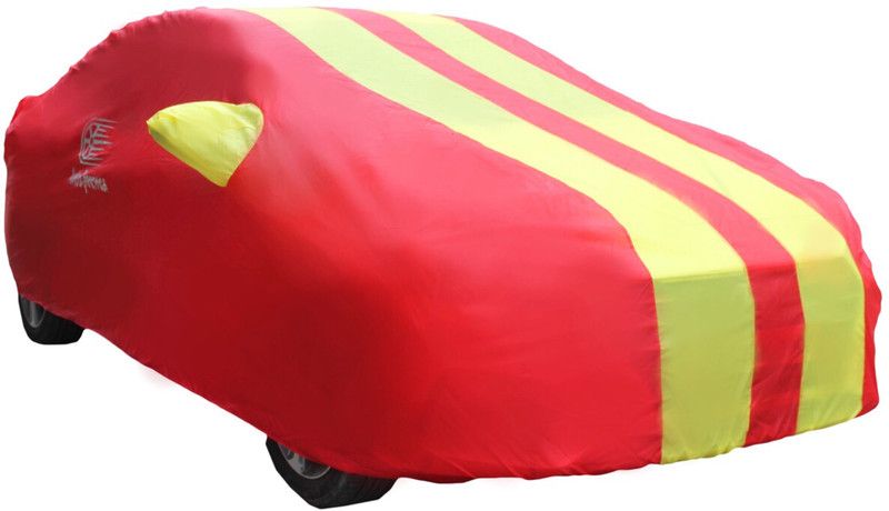 Auto Oprema Car Cover For Hyundai Verna (With Mirror Pockets)  (Red)