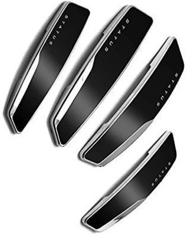 colorsole Plastic Car Door Guard  (Black, Pack of 4, Audi, A6)