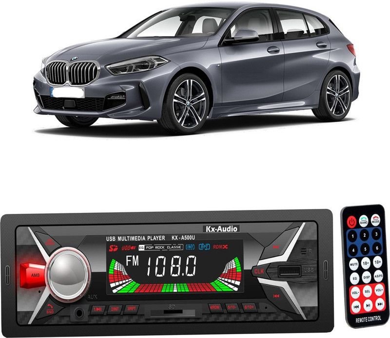 JBRIDERZ KX-A500U BLUETOOTH/USB/SD/AUX/FM/MP3 with Phone Caller Id Receiver JB-1230 Car Stereo  (Single Din)