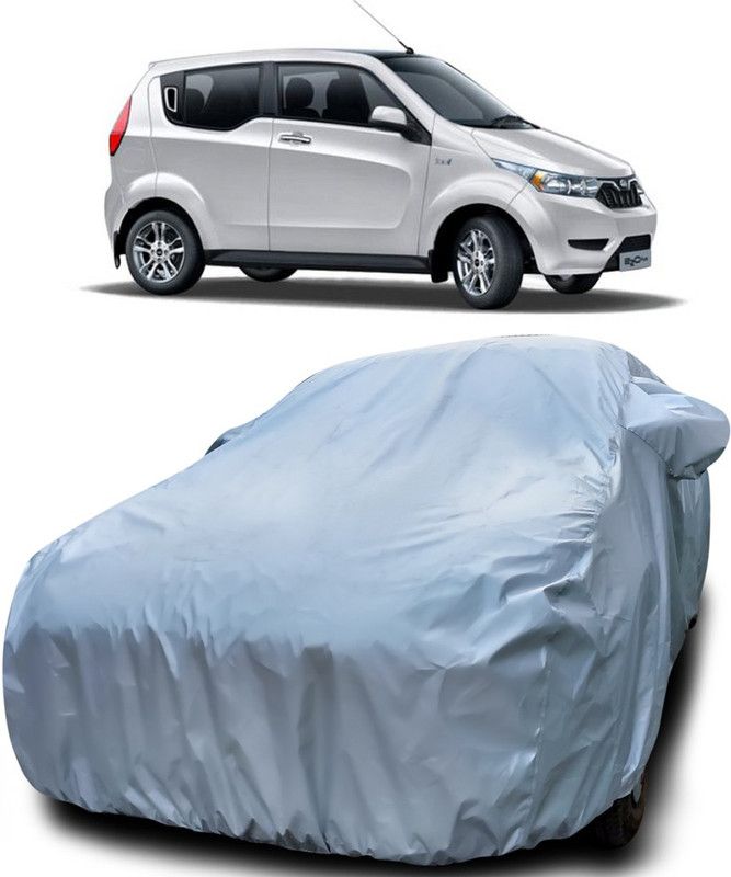APNEK Car Cover For Mahindra e2o PLUS (With Mirror Pockets)  (Silver)