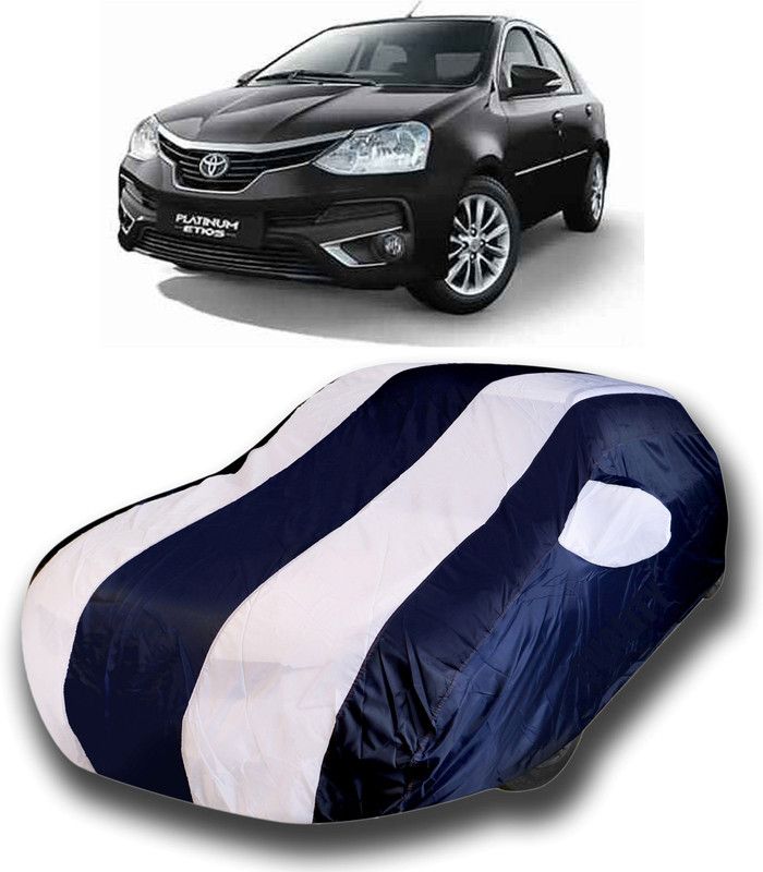 KASHYAP ENTERPRISE Car Cover For Toyota Platinum Etios (With Mirror Pockets)  (Multicolor)