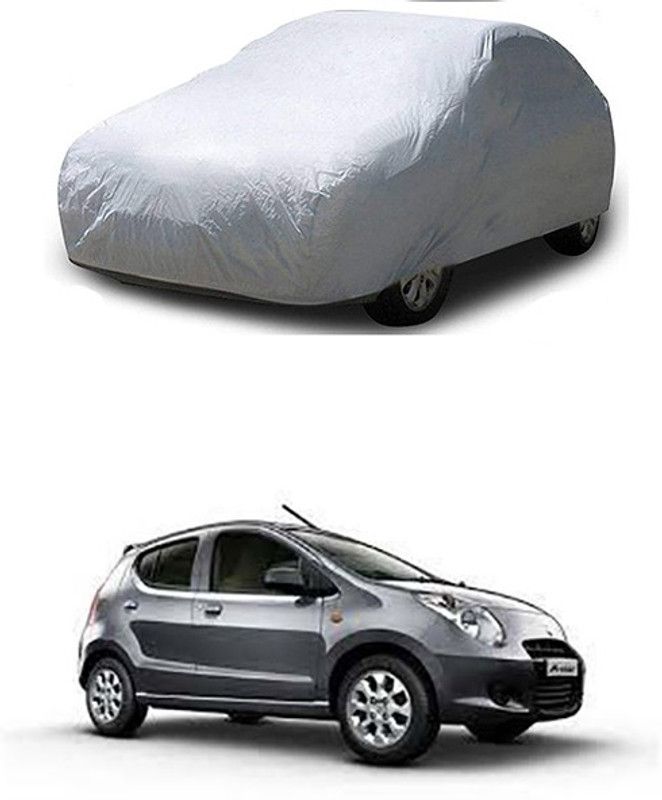APNEK Car Cover For Maruti Suzuki A-Star (With Mirror Pockets)  (Silver)