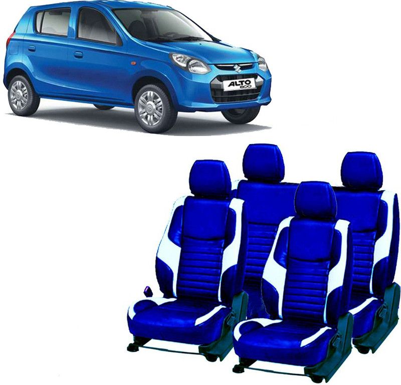 AutoSafe Leatherette Car Seat Cover For Maruti Alto 800  (Fixed Head Rest, Mono Back Seat, 5 Seater)