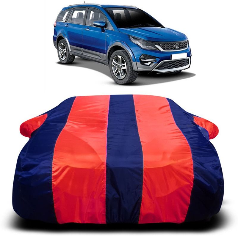 Genipap Car Cover For Tata Hexa (With Mirror Pockets)  (Red, Blue)