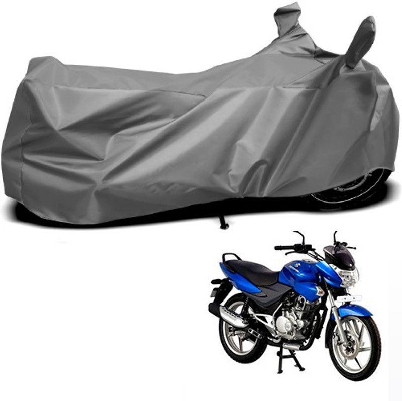 Gavya Waterproof Two Wheeler Cover for Bajaj  (Discover 100 DTS-i, Grey)