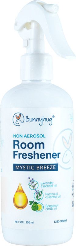 Bunnyhug Mystic Breeze, Lavender, Patchouli, Bergamot Spray  (250 ml)