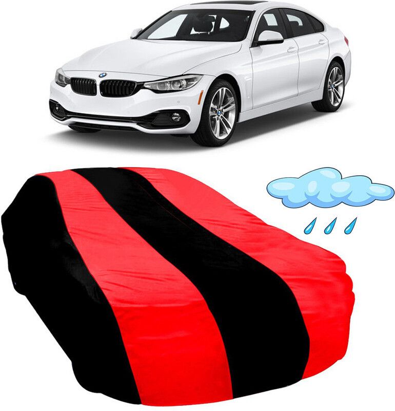 AutoTiger Car Cover For BMW 4-Series (With Mirror Pockets)  (Red, Black)