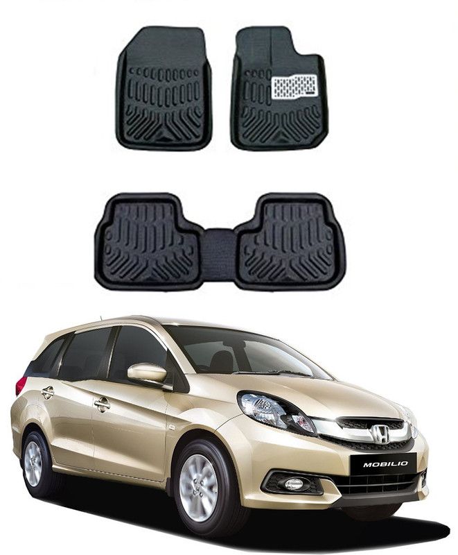MAGNET Plastic 3D Mat For Honda Mobilio  (Black)