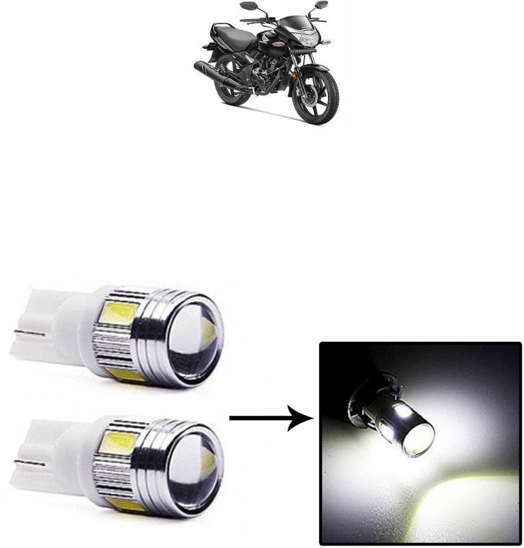 Vagary SOLID STRUCTUTE,STANDARD BASE SUPER BRIGHT PARKING/LICENSE PLATE LIGHT-163 Back Up Lamp Motorbike LED for Honda (12 V, 18 W)  (Unicorn, Pack of 2)