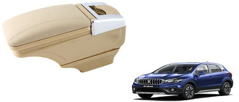 Auto Oprema Centre Car Armrest Beige Color Aar-232 Car Armrest  (Maruti, S-Cross)