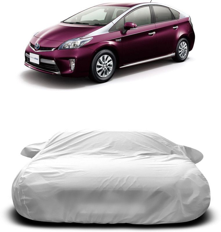 Ascension Car Cover For Toyota Prius Facelift (With Mirror Pockets)  (White)