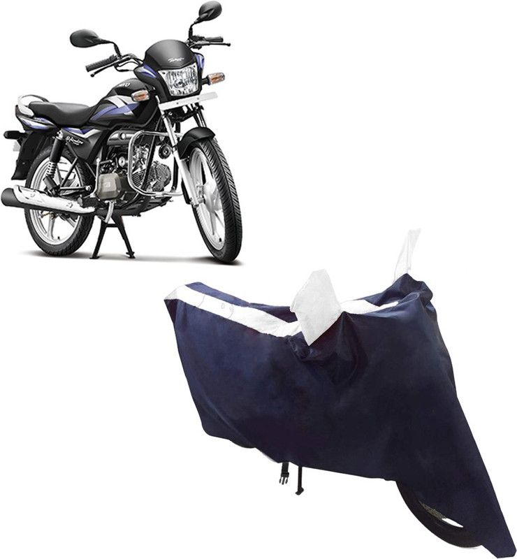 BLUERIDE Two Wheeler Cover for Hero  (Splendor Pro, White)