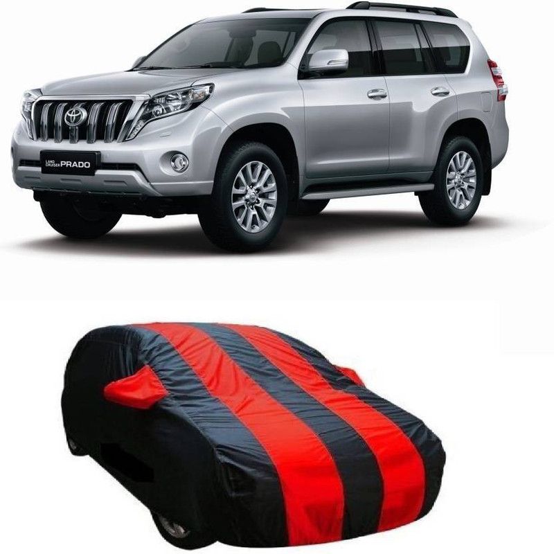 Starling Car Cover For Toyota Land Cruiser (With Mirror Pockets)  (Multicolor)