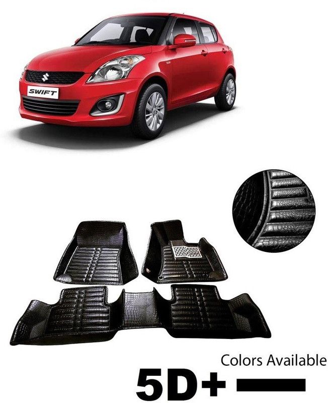 arneja trading company Polyutherine 5D Mat For Maruti Suzuki Swift  (Black)
