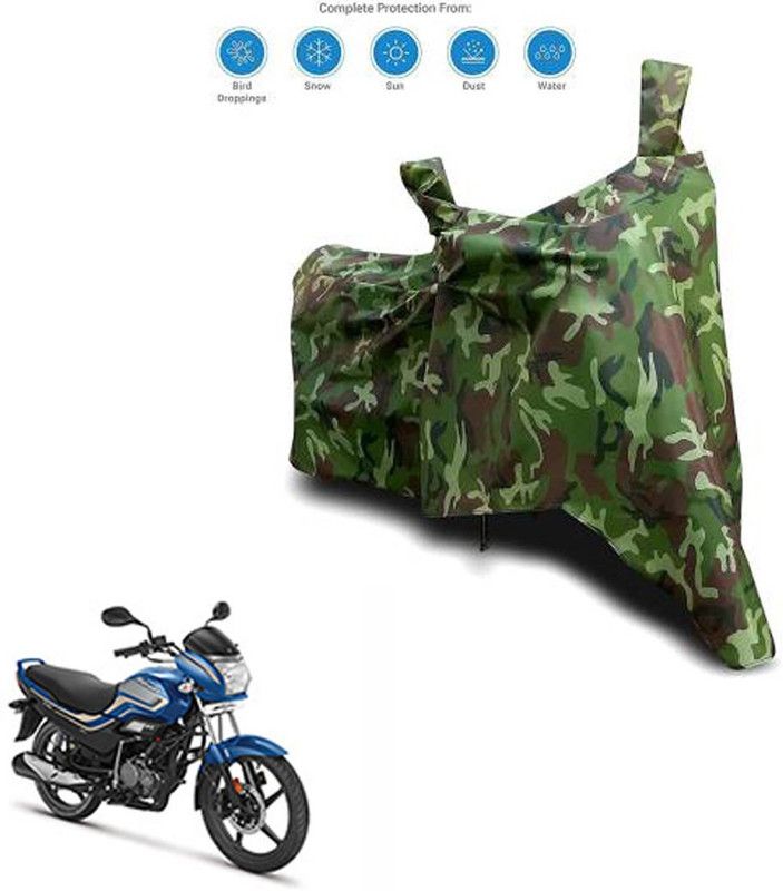 Aamaya Store Two Wheeler Cover for Hero  (Super Splendor, Green)