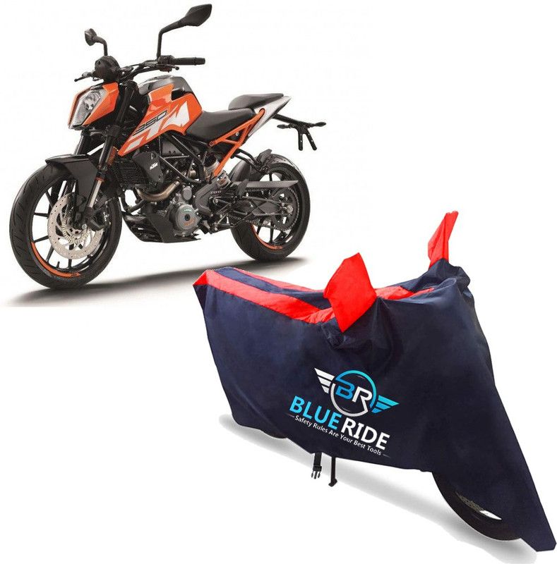 BLUERIDE Two Wheeler Cover for KTM  (250 Duke, Red)