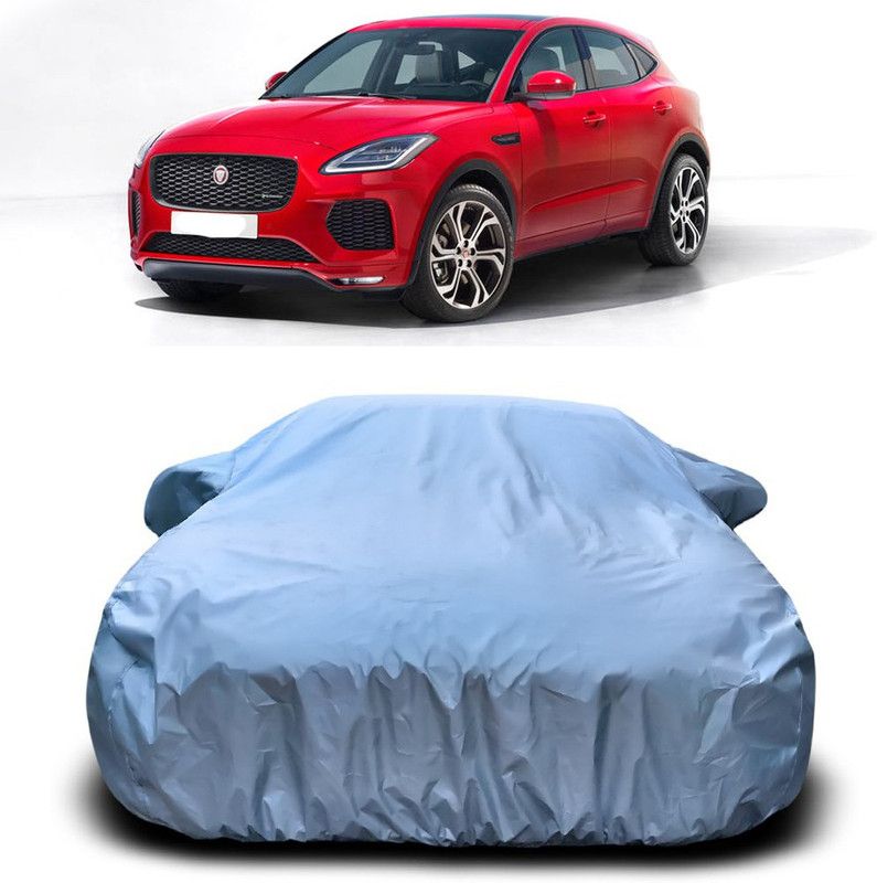 Genipap Car Cover For Jaguar E Pace (With Mirror Pockets)  (Silver)