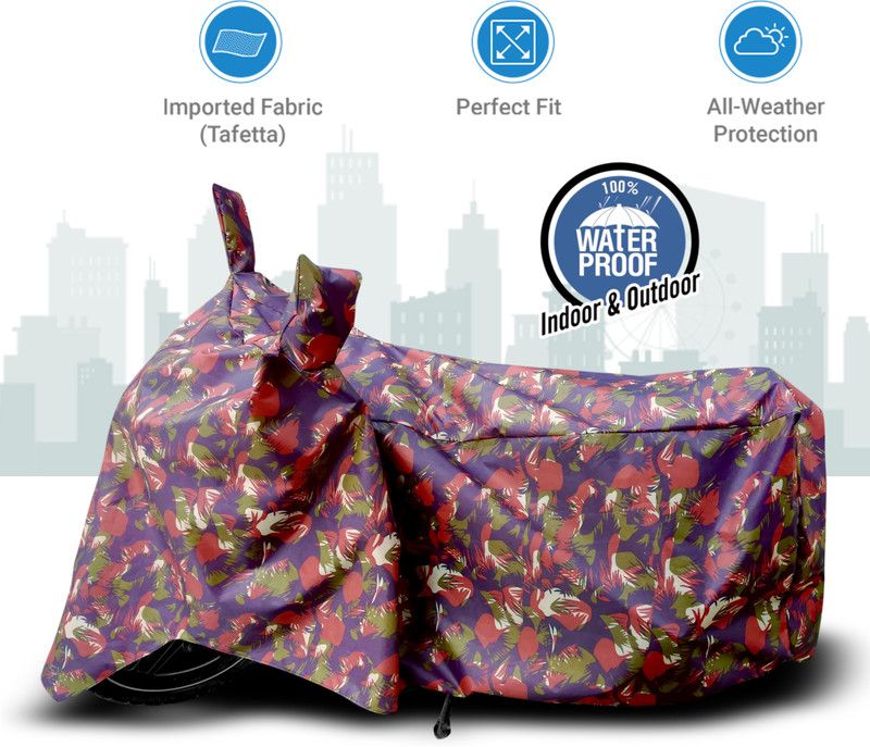 ENTIRELY ELITE Waterproof Two Wheeler Cover for Suzuki  (Gixxer SF 150, Multicolor)