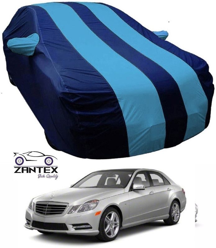 ZANTEX Car Cover For Mercedes Benz E-Class (With Mirror Pockets)  (Blue)