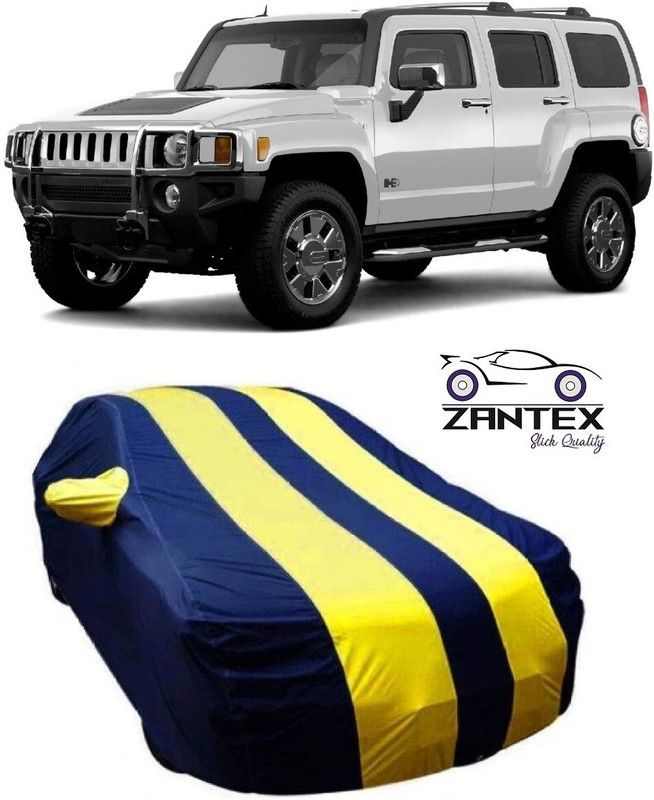 ZANTEX Car Cover For Land Rover Hummer H3 (With Mirror Pockets)  (Blue, Yellow)