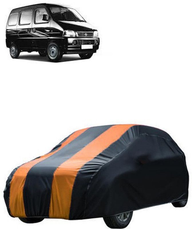Kuchipudi Car Cover For Maruti Suzuki Versa (Without Mirror Pockets)  (Black, Orange, For 2005, 2006, 2007, 2008, 2009, 2010, 2011, 2012, 2013, 2014, 2015, 2016, 2017, 2018, 2019, NA Models)