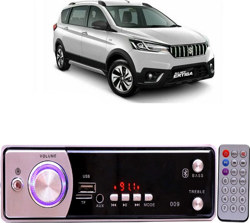 EverLand Silver009 BLUETOOTH/USB/SD/AUX/FM/MP3 Car Stereo ( Single Din) E-300 Car Stereo  (Single Din)