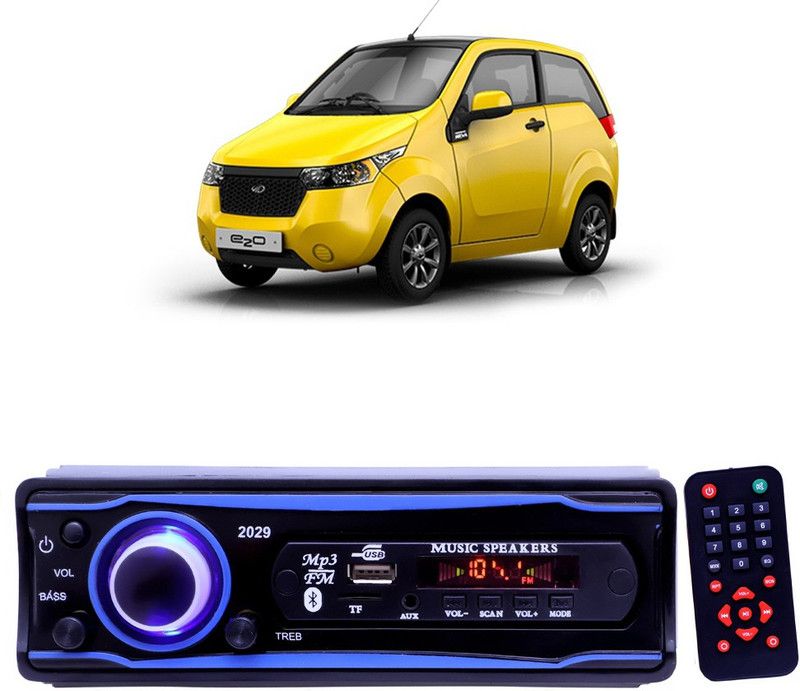 EverLand Blue 2029 USB/AUX/SD/BLUETOOTH/FM/MP3 BOOM MASTER STANDARD- E 265 Car Stereo  (Single Din)