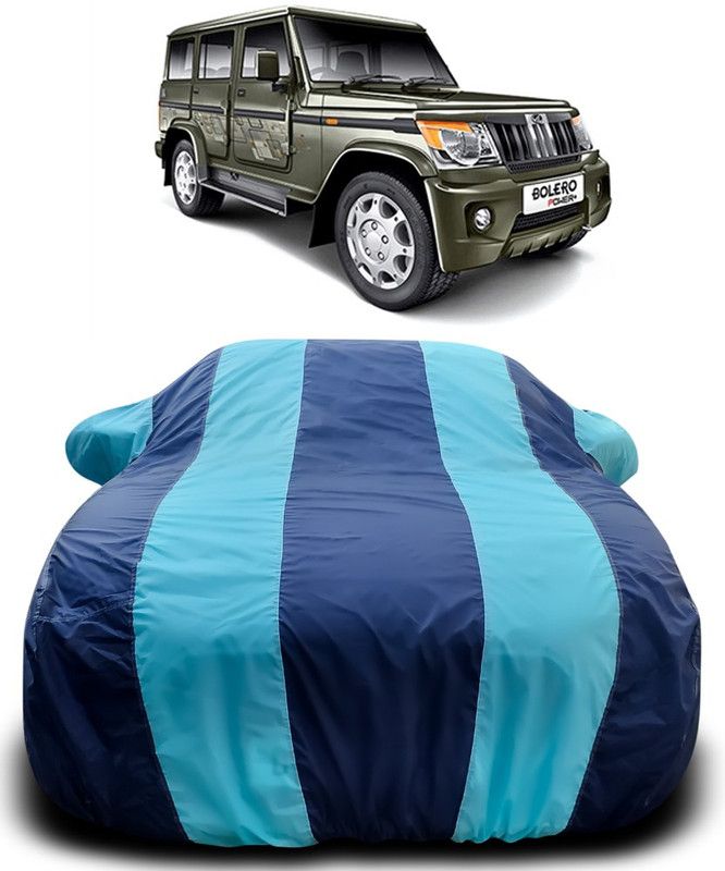 ARN Car Cover For Mahindra Bolero Facelift (With Mirror Pockets)  (Blue, Blue)