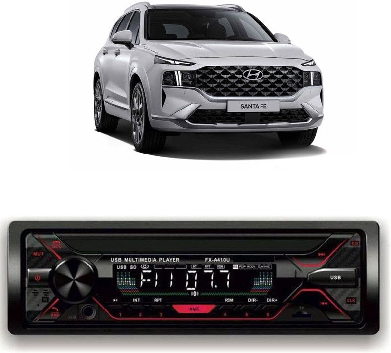 Genipap Car Stereo FX- A100U Car Stereo with Bluetooth, USB, SDCard , Aux G-196 Car Stereo  (Single Din)