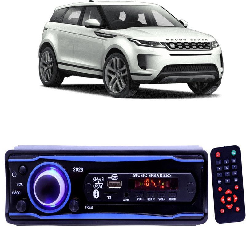 YUNEIK Blue 2029 USB/AUX/SD/BLUETOOTH/FM/MP3 BOOM MASTER STANDARD- Y 249 Car Stereo  (Single Din)