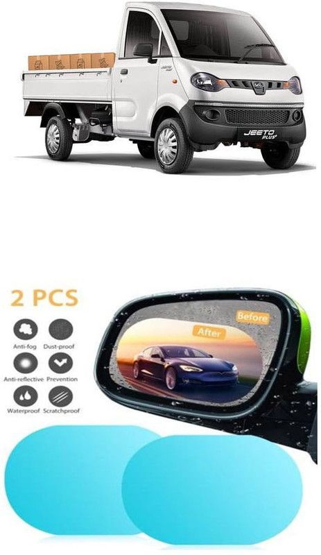 Accessorique Antifog_253 Car Mirror Rain Blocker  (White)