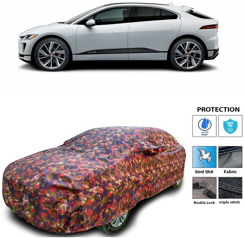 Genipap Car Cover For Jaguar I-Pace (With Mirror Pockets)  (Multicolor)