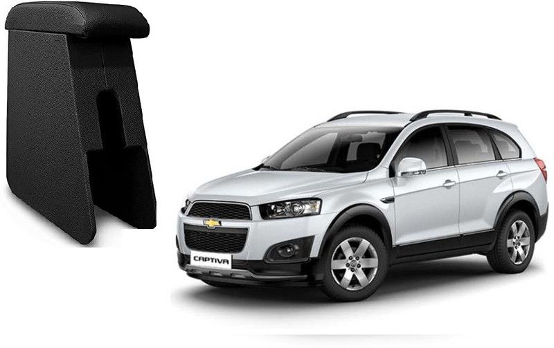 AUTOSHYAM Custom fit Wooden Console for Chevrolet Captiva All Model Black Color Car Armrest  (Chevrolet, Captiva 2.2 LTZ AWD)