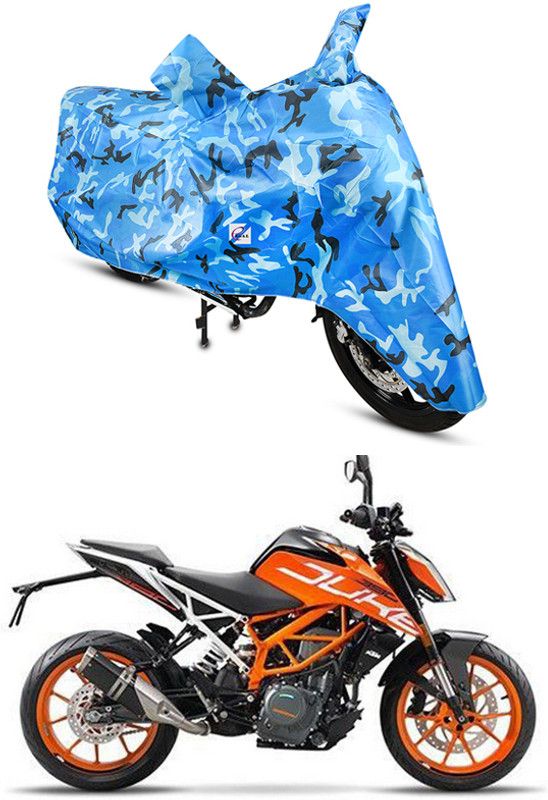 EGAL Waterproof Two Wheeler Cover for KTM  (390 Duke, Blue)