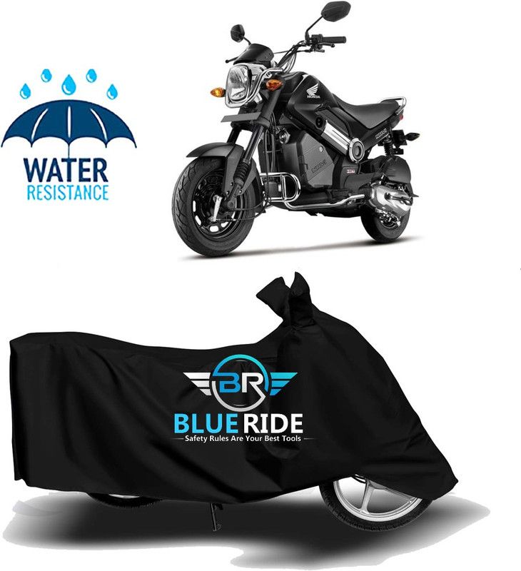 BLUERIDE Two Wheeler Cover for Honda  (Navi, Black)